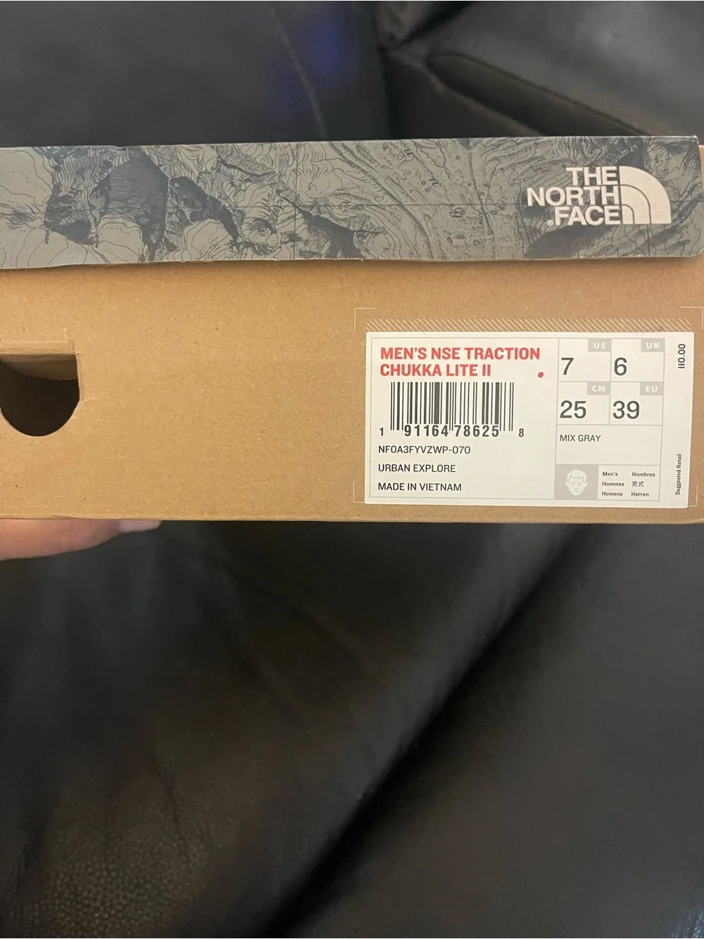 The North Face Men’s NSE Traction Chukka Lite II. Brand New In Box. Size 7